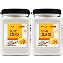 Roots Circle 100% Pure Corn Starch | 2 [17oz] Airtight Containers | All Natural Thickener for Soups, Stews, Gravy, Baking Pies, Puddings & Cakes |