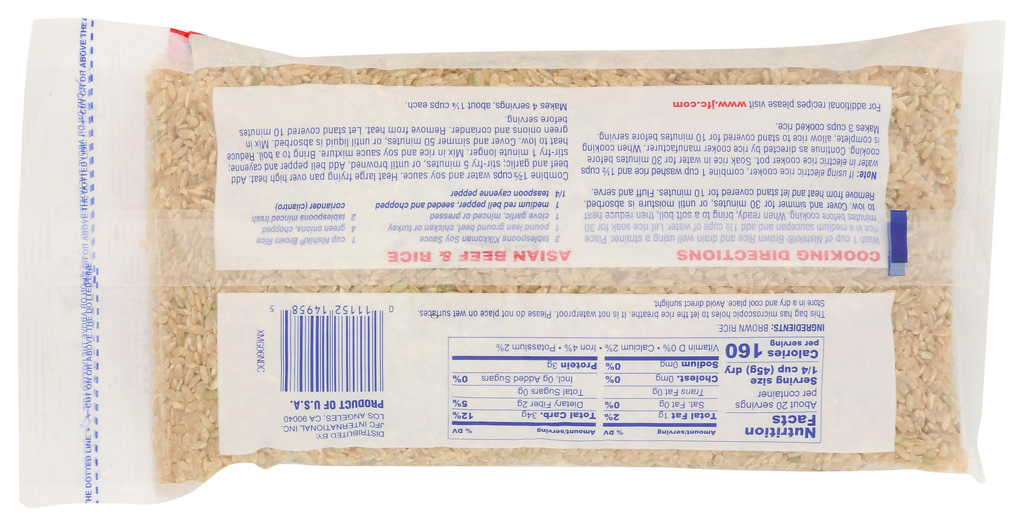 Nishiki Brown Rice, 32-Ounce Bags (Pack of 12)