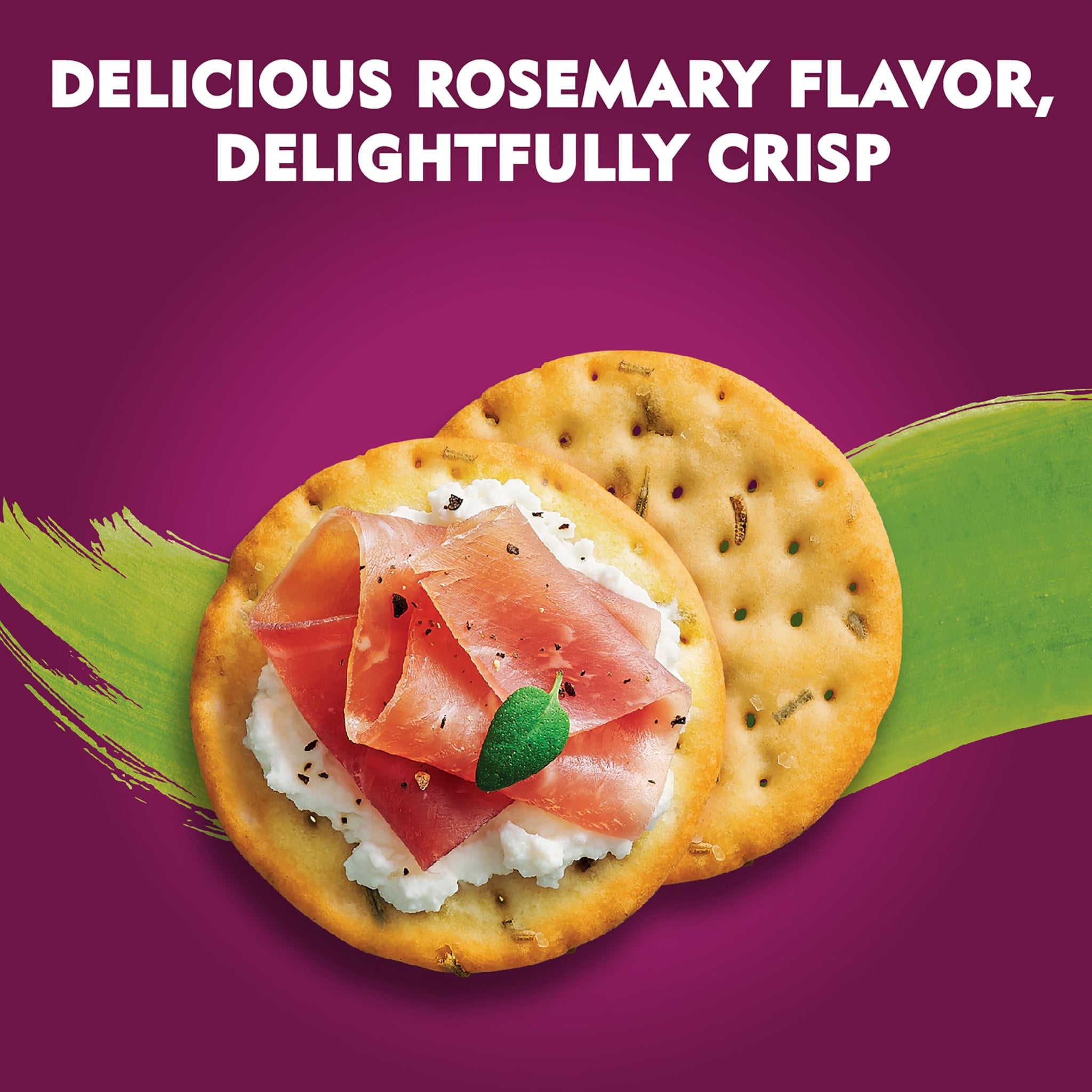 Toasteds Crackers, Lunch Snacks, Party Snacks, Rosemary And Olive Oil, 8oz Box (1 Box)