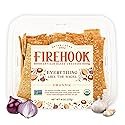 Firehook Everything Like the Bagel Crackers - Artisan Baked, Uniquely Crunchy, Inspired by Classic Bagel Seasoning - Organic, Non-GMO, Kosher- 8 oz