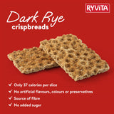Ryvita Dark Rye Crispbread, 250 GR