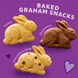 Annie's Friends Organic Bunny Graham Snacks, Chocolate Chip, Chocolate, and Honey, 7 oz