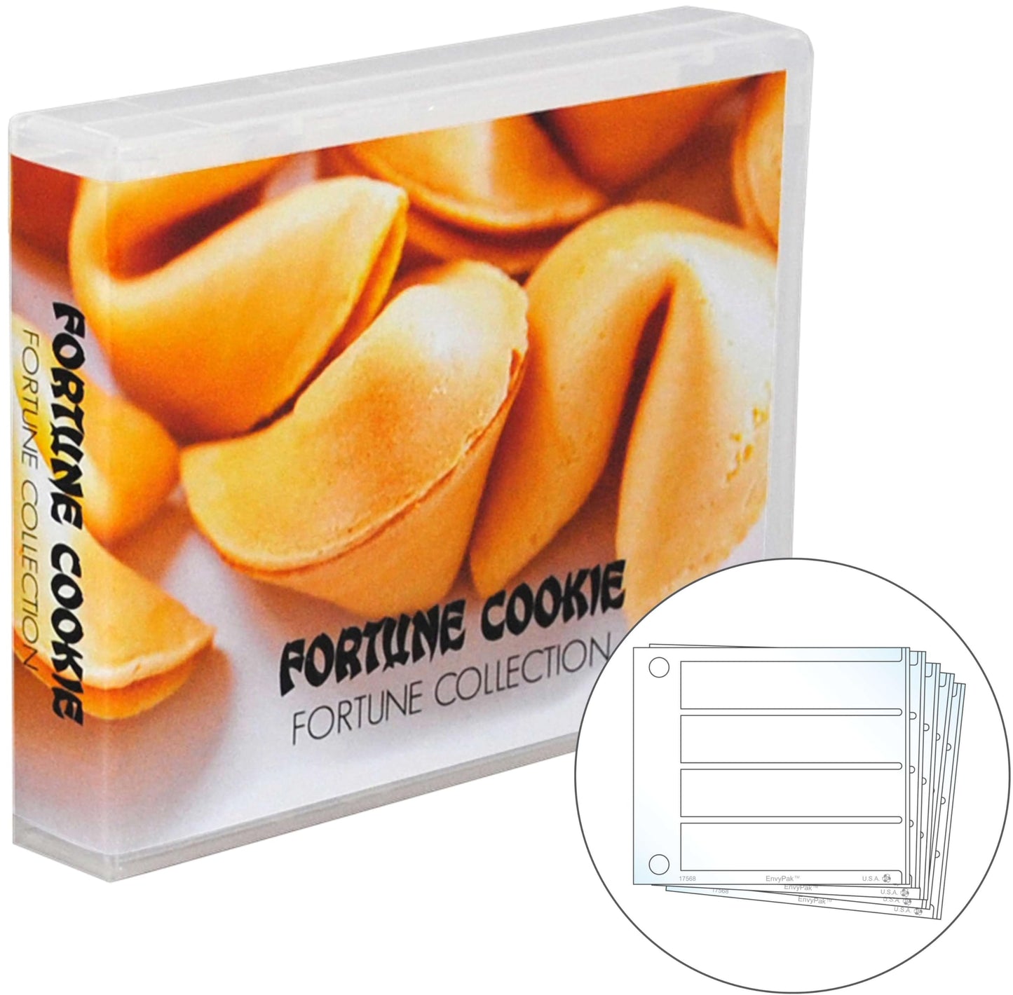 Fortune Cookie Fortune Collection Case, 10 Pages, Holds 40 Fortunes (Cookie)