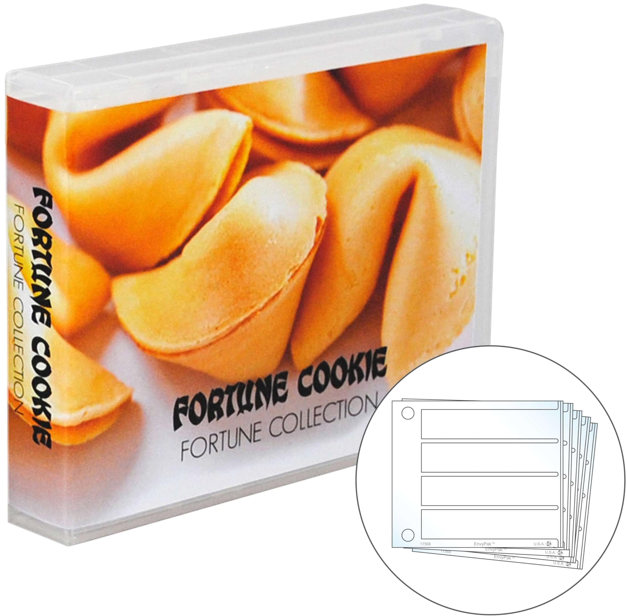 Fortune Cookie Fortune Collection Case, 10 Pages, Holds 40 Fortunes (Cookie)