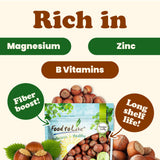Food to Live Hazelnuts in Shell, 6 Pounds - Oregon Whole Filberts for Snacking Baking and Crafts, Unsalted, Unroasted, Keto, Vegan, Kosher, Bulk Nuts