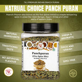 TAJ Premium Indian Panch Puran (5 Spice Blend), (3 Ounce)