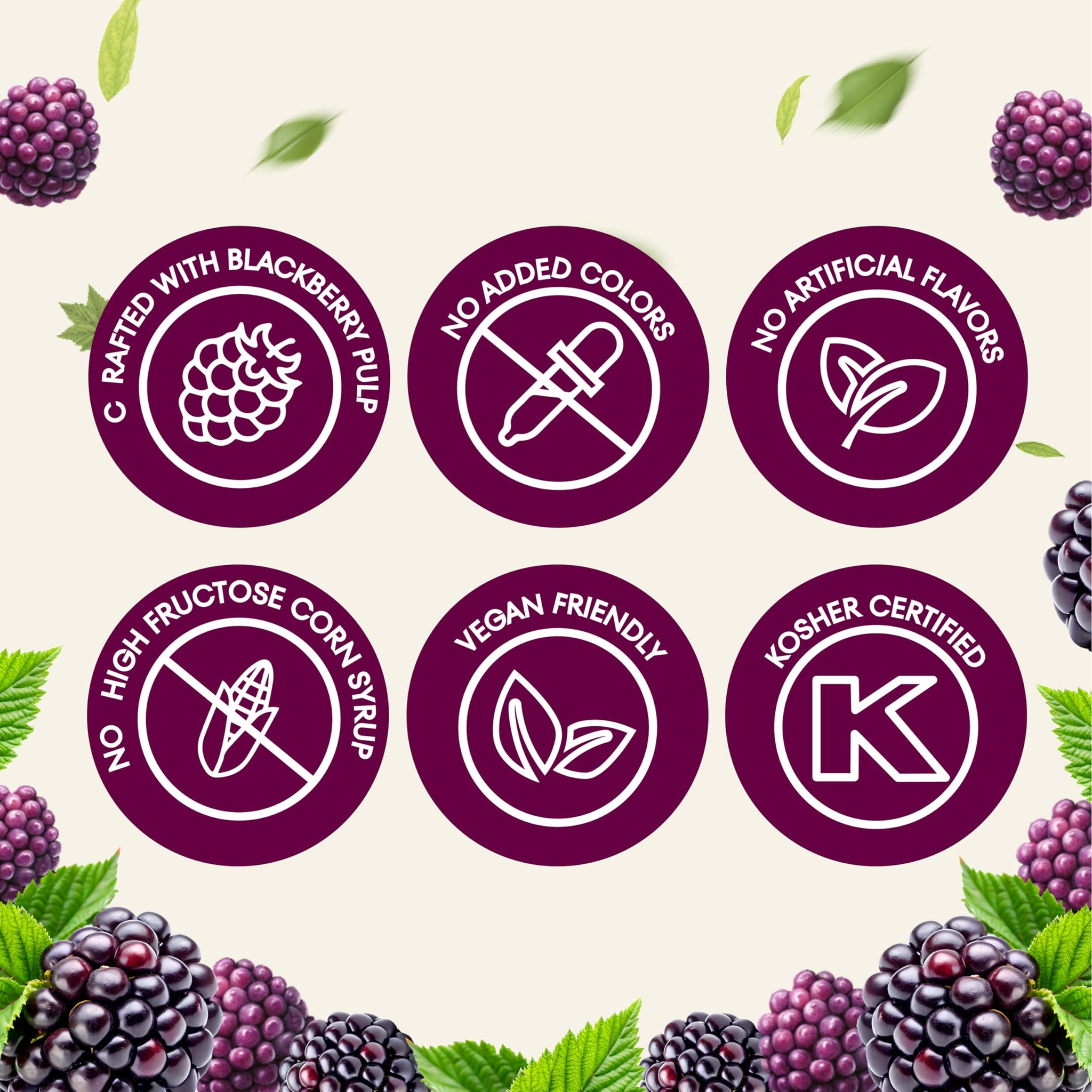 La Constancia Blackberry Spread and Fruit Jam Rich Sweet Black Berry Flavor for Toast Yogurt Desserts and Cheese Boards, 7 oz (Pack of 1)