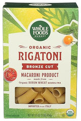Whole Foods Market, Organic Rigatoni, 16 Ounce