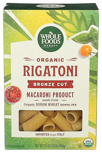 Whole Foods Market, Organic Rigatoni, 16 Ounce