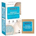 Waka Premium Instant Coffee Sachets - 100% Arabica Freeze Dried Beans - For Hot or Iced Coffee (8 Count, Medium Roast)