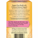 Yogi Tea Echinacea Immune Support Tea - 16 Tea Bags per Pack (4 Packs) - Organic Immunity Support Tea - Includes Peppermint Leaf, Lemongrass, Cinnamon