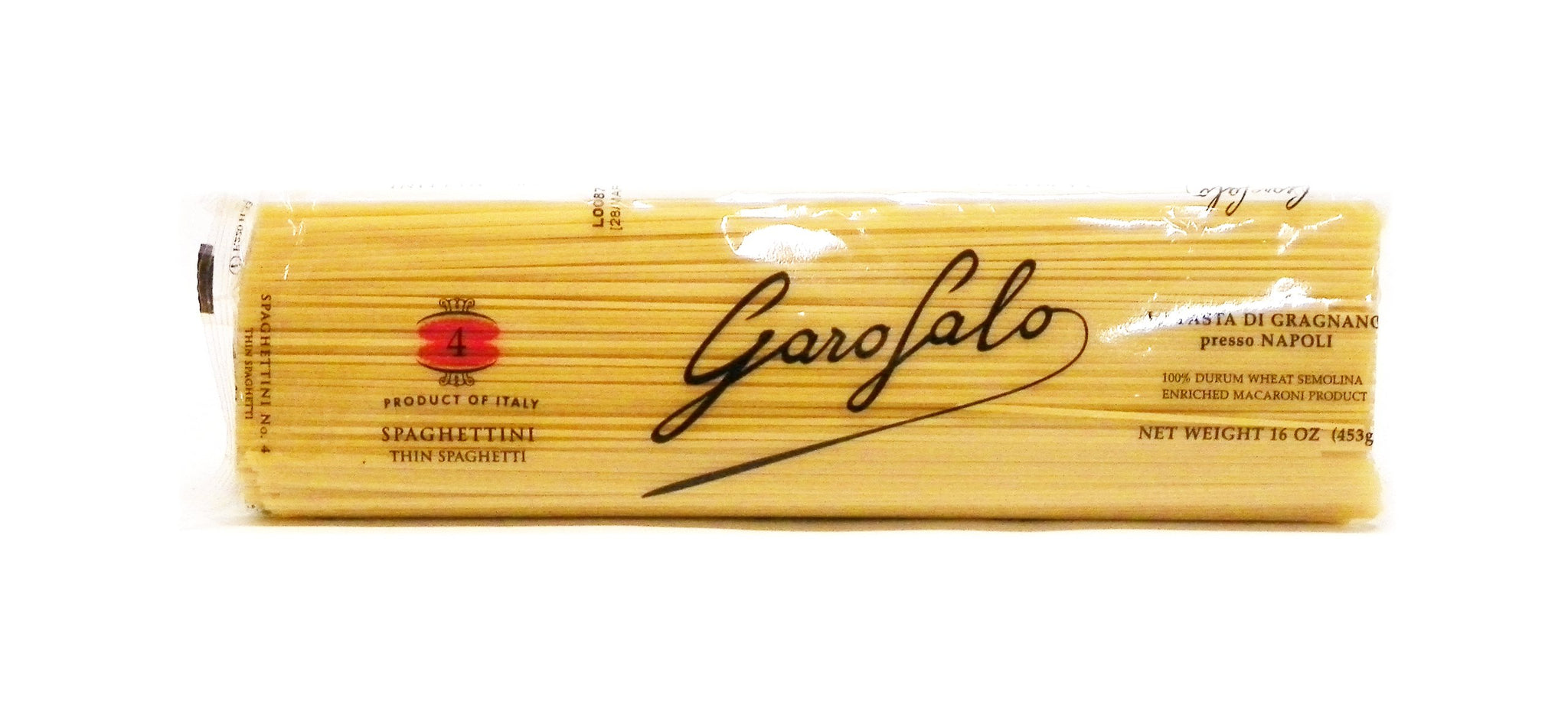 Garofalo Spaghettini Pasta, 16-Ounce (Pack of 4)
