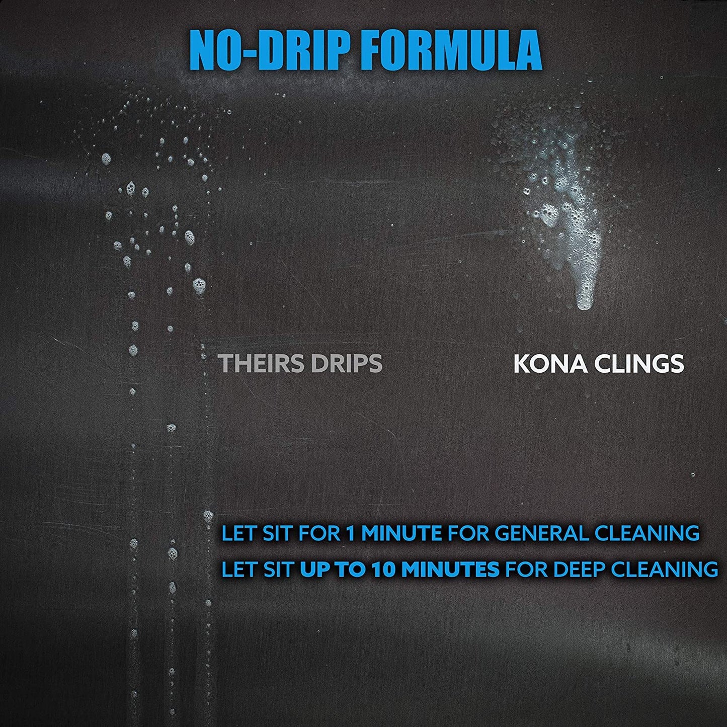 Kona Professional Grade Grill Cleaner for Outdoor BBQ - Heavy Duty, Non-Toxic, Fume-Free Kitchen Degreaser Spray, Eco-Friendly BBQ Degreaser - 23oz