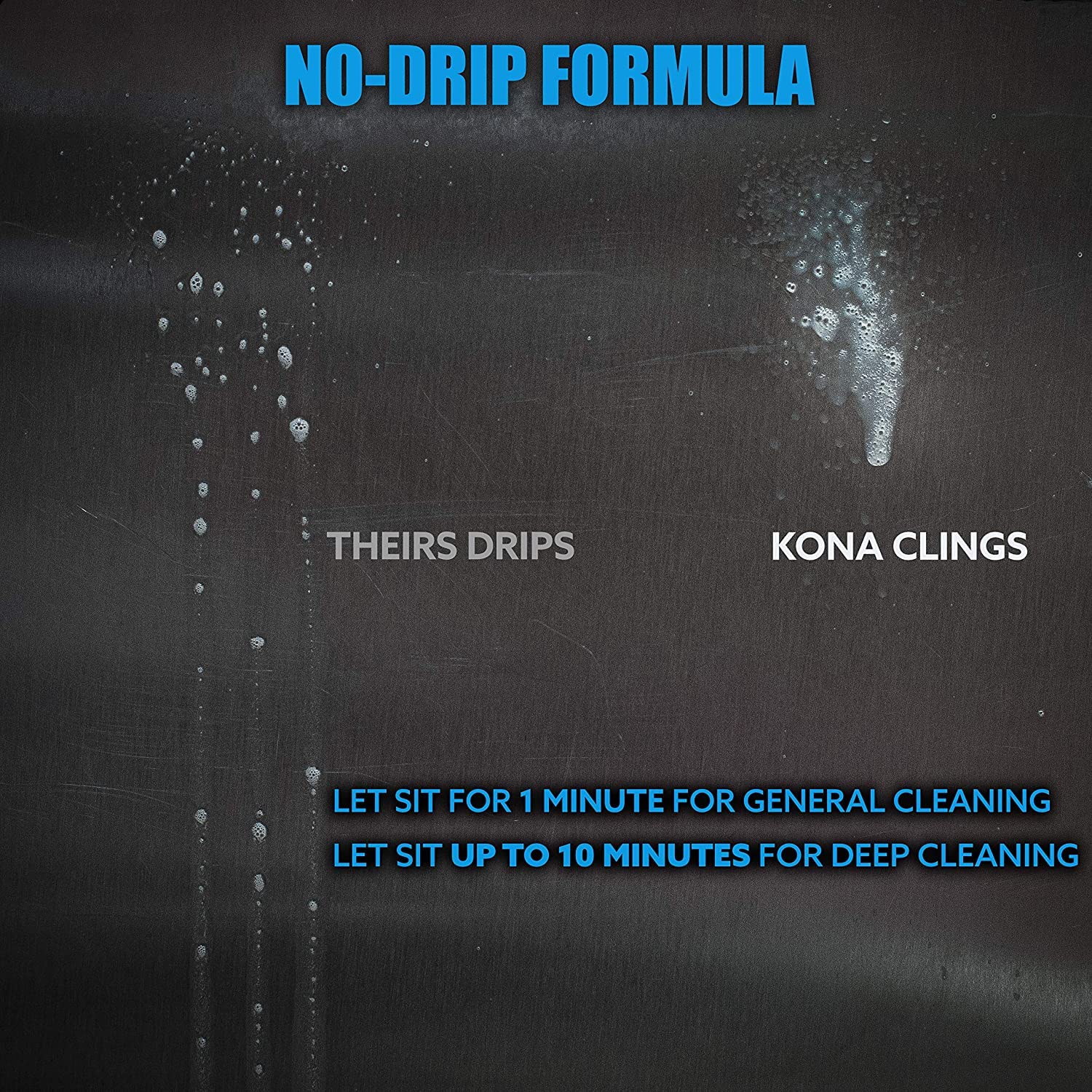Kona Professional Grade Grill Cleaner for Outdoor BBQ - Heavy Duty, Non-Toxic, Fume-Free Kitchen Degreaser Spray, Eco-Friendly BBQ Degreaser - 23oz