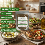 Zaatar Seasoning, 5.3oz, Real Za'atar,%100 Natural, Zaatar Spice from Middle Eastern Spices, Perfect for Mediterranean Seasoning Blends, AKA Zahter