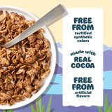 Mom's Best Crispy Cocoa Rice Cereal, Chocolatey Breakfast Cereal Made with Real Cocoa, Natural Flavor, No High-Fructose Corn Syrup, No Artificial