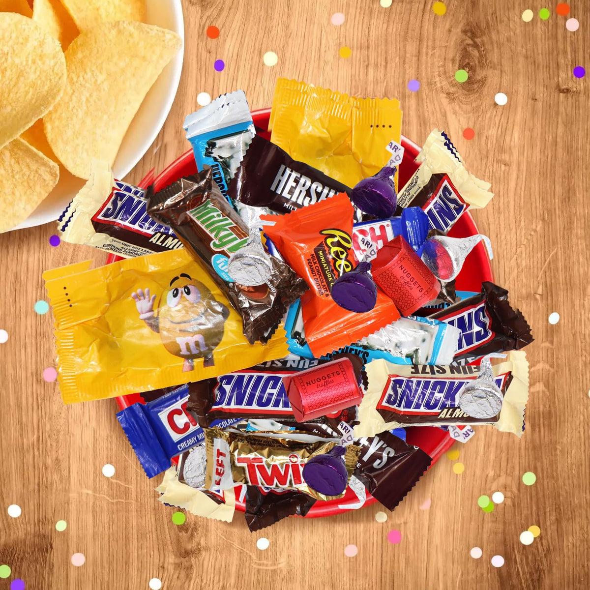 Bulk Chocolate Candy Variety Mix - 2 Pound Assorted Individually Wrapped Chocolates for Trick-or-Treat, Gifts, Parties & Halloween Candy Bowls