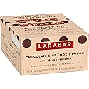 Larabar Gluten Free Bar, Chocolate Chip Cookie Dough, 1.6 oz Bars (16 Count), Whole Food Gluten Free Bars, Dairy Free Snacks