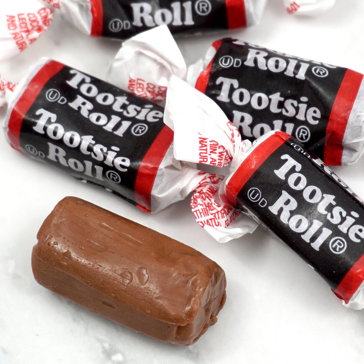 Tootsie Roll Midgees, 1lb Bulk Bag (Approx. 70 Pieces), Mini Chewy Candies, Individually Wrapped Bulk Candy, Chocolate Candies, The Hampton Popcorn