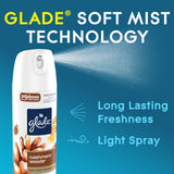 Glade Odor Fighting Soft Mist Air Freshener Room Spray, Cashmere Woods, 7.3oz., 1 count