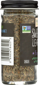 Frontier Sweet Basil Leaf, 0.48 Ounce Bottle, Cut & Sifted, Warm Mild Flavor is Great with Vegetables Dressings, Soup & More