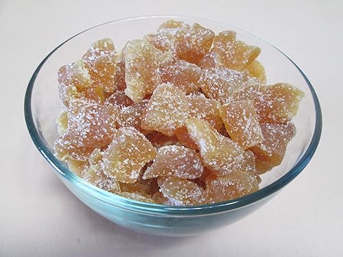 Crystallized Candied Ginger Chunks-Unsulfured, 1 pound