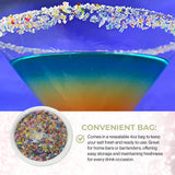 Snowy River Cocktail Salt Pride Rainbow Blend - All Natural Rimming Salt for Margaritas & Cocktails with Sweet & Savory Overtones (80oz-5lb Bag)