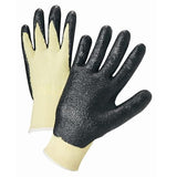 West Chester 713KSNF Nitrile Coated Gloves - XX-Large, Blended Dupont Kevlar Protective Wear Gloves, Knit Wrist