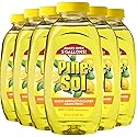 Pine-Sol Multi Surface Cleaner, 6 Pack, Concentrated Multi Purpose Cleaner and Degreaser for Kitchen and Bathroom, Makes 5 Gallons, Lemon Fresh Scent