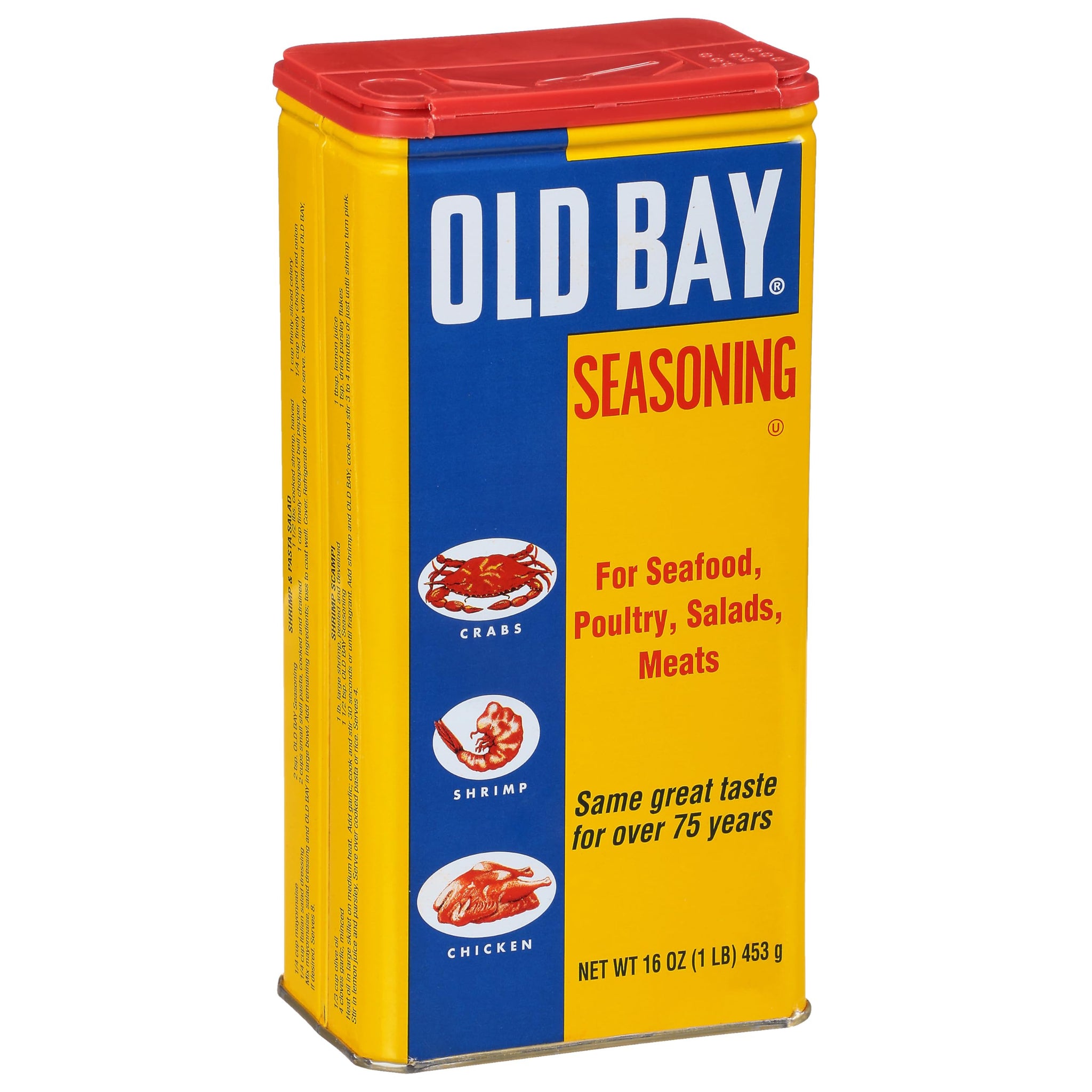 OLD BAY Seasoning, 16 oz - One 16 Ounce Fan-Favorite Tin Can of OLD BAY All-Purpose Seasoning with Unique Blend of 18 Spices and Herbs for Crabs