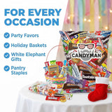Candyman 12 lb Chocolate Candy Variety Pack, Individually Wrapped