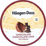 Haagen Dazs, Ice Cream Chocolate Chocolate Chip, 14 Ounce