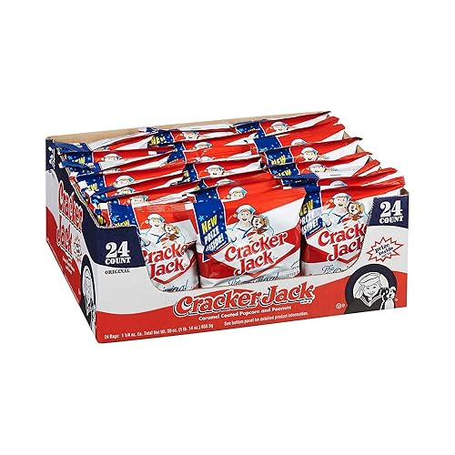 Cracker Jack (1.25 Oz, 24 Ct.) Wholesale, Cheap, Discount, Bulk (1 - Pack)
