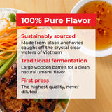 Red Boat Fish Sauce | Premium 40°N fish sauce sustainably made with just two ingredients in Vietnam | Keto, Paleo, & Whole 30 friendly | Gluten