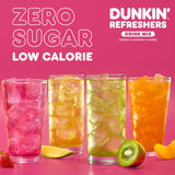 Dunkin’ Zero Sugar Refreshers Singles To Go! Powdered Drink Mix, 40 Ct Variety Pack, Energy from Green Tea, Aspartame-Free, Just Add Water