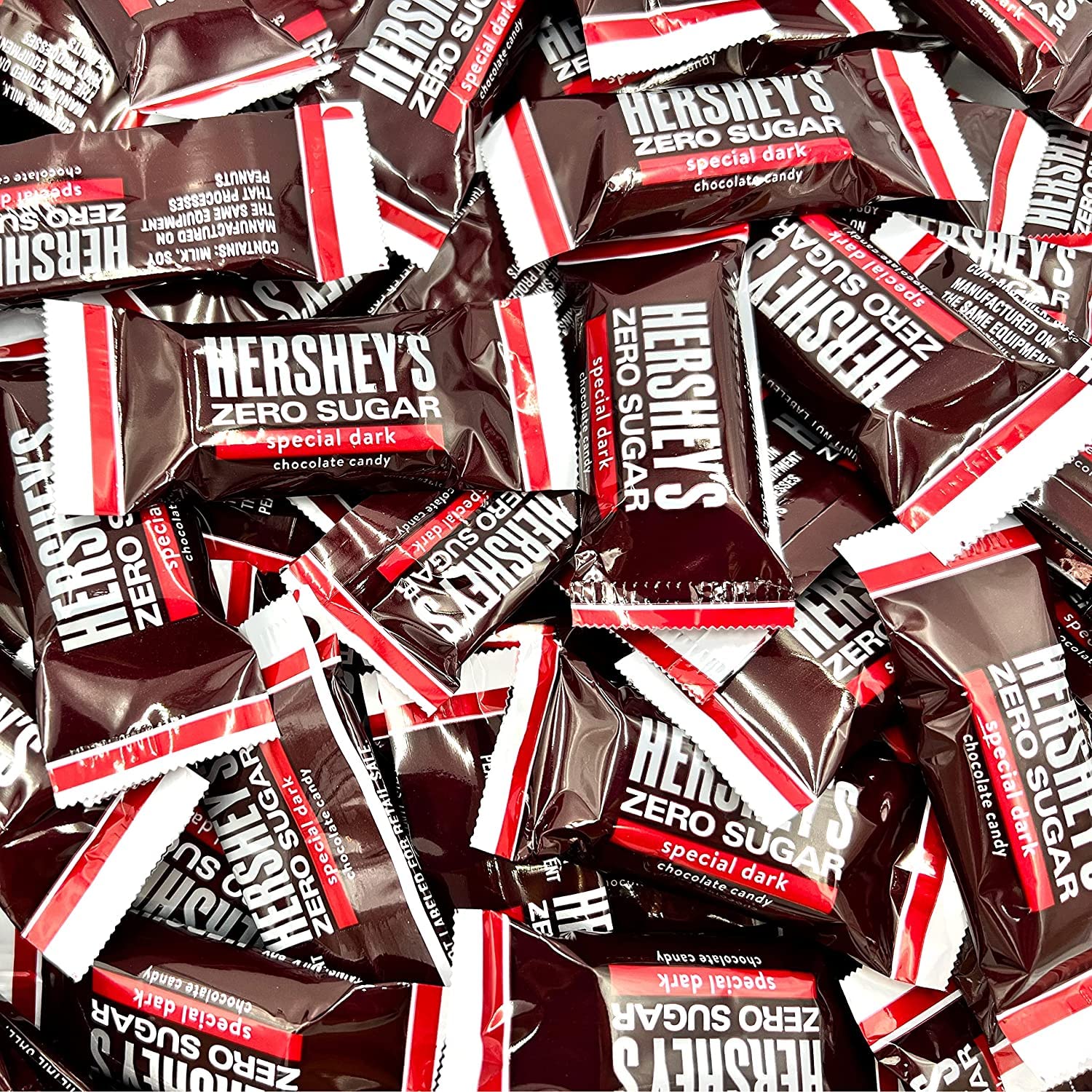 Sugar Free Chocolate - Sugar Free Special Dark Chocolate - 6 Pound Bag - Bulk s Zero Sugar - Individually Wrapped Chocolate - Queen Jax