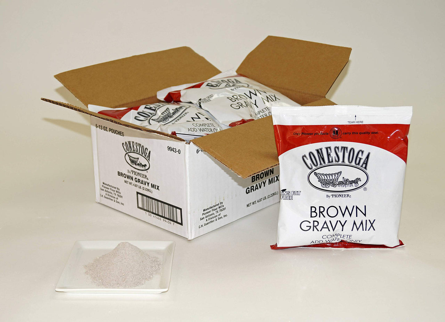 Conestoga Brown Gravy Mix, 13 Ounce -- 6 per case.