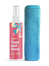 ASUTRA Yoga Mat Cleaner Spray (Soothing Sweet Rose), 4 fl oz - No Slippery Residue, Organic Essential Oils, Deep-Cleansing for Fitness Gear & Gym