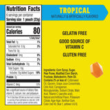 Gushers Fruit Flavored Snacks, Tropical Fruit Flavor, 6 Pouches, 4.8 oz