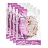 Eureka Tortilla Blueberry & Maple Flour Tortillas | Artisanal Craft Tortillas | 6” Mini Wrap Whole Grains | Vegan, Non-GMO, Low Calorie | (4 Packs, 8