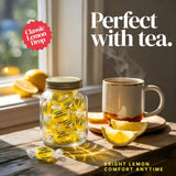 Sugar Free Lemon Drops Hard Candy, 1 lb. Bag, Individually Wrapped Lemon Candy, Sugarless Low Calorie Hard Candy, Perfect for Candy Dishes, Office