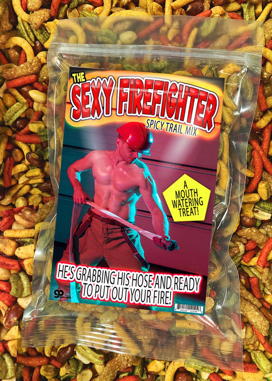 Sexy Firefighter Trail Mix - Firefighter Gifts for Men - Women Firefighter Themed Gift Ideas - Firemen Gifts Adult Men - Gifts for Fireman - Stocking