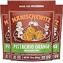 Manischewitz Pistachio Orange Macaroons, 10 oz (3 Pack) | Coconut Macaroons | Resealable Bag | Dairy Free | Gluten Free Coconut Cookie | Kosher