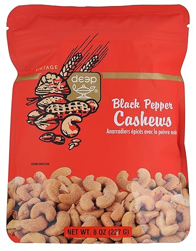 Spicy Cashews Black Pepper (8oz)