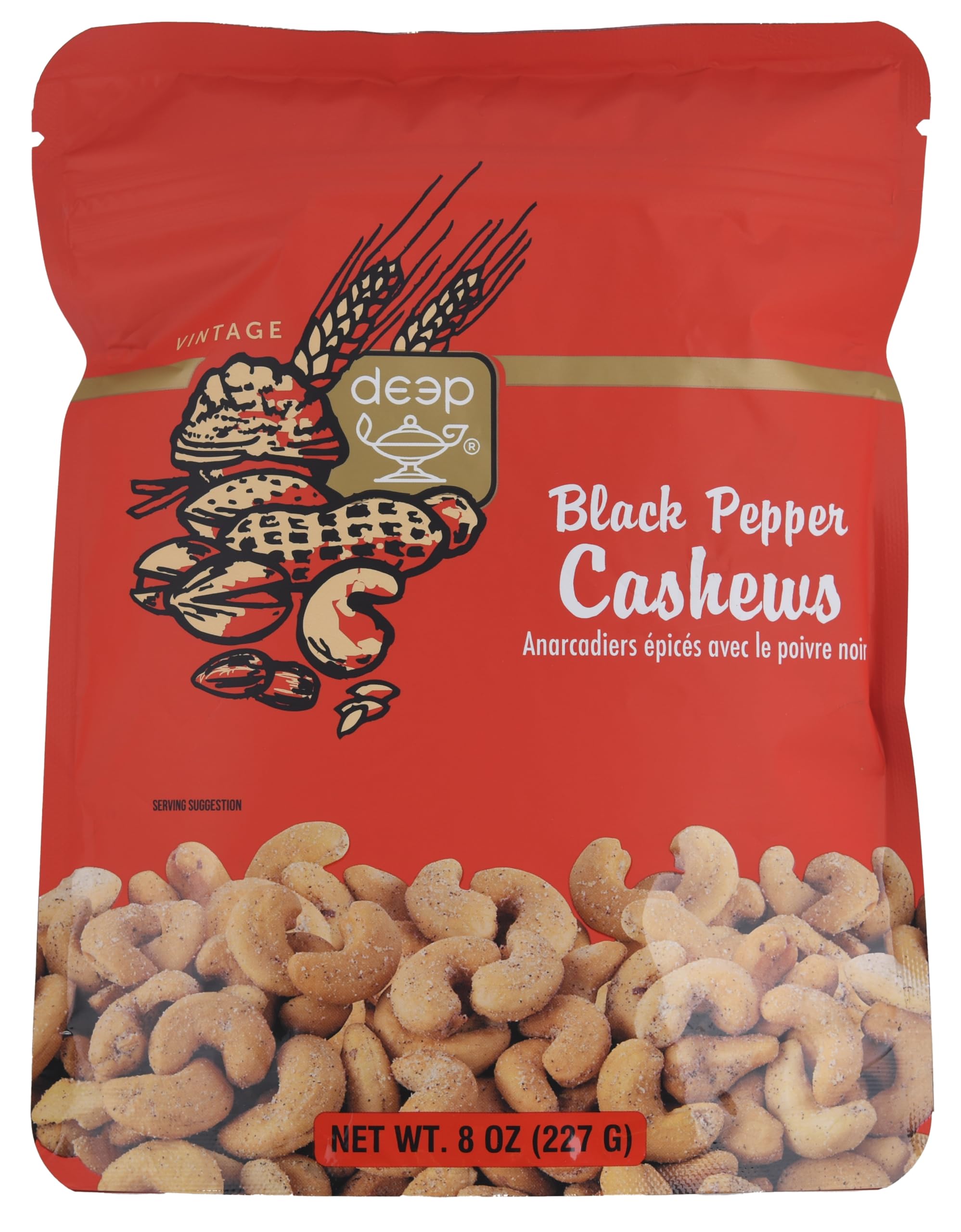 Spicy Cashews Black Pepper (8oz)