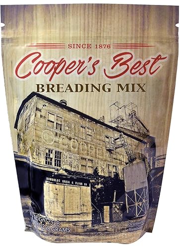 Cooper’s Best Breading Mix (2.5 LB Bag) - Based On Original 1876 Recipe - An Old Favorite Perfect for Any Time - Premium Milled Flour - Made in the USA - 28 Servings