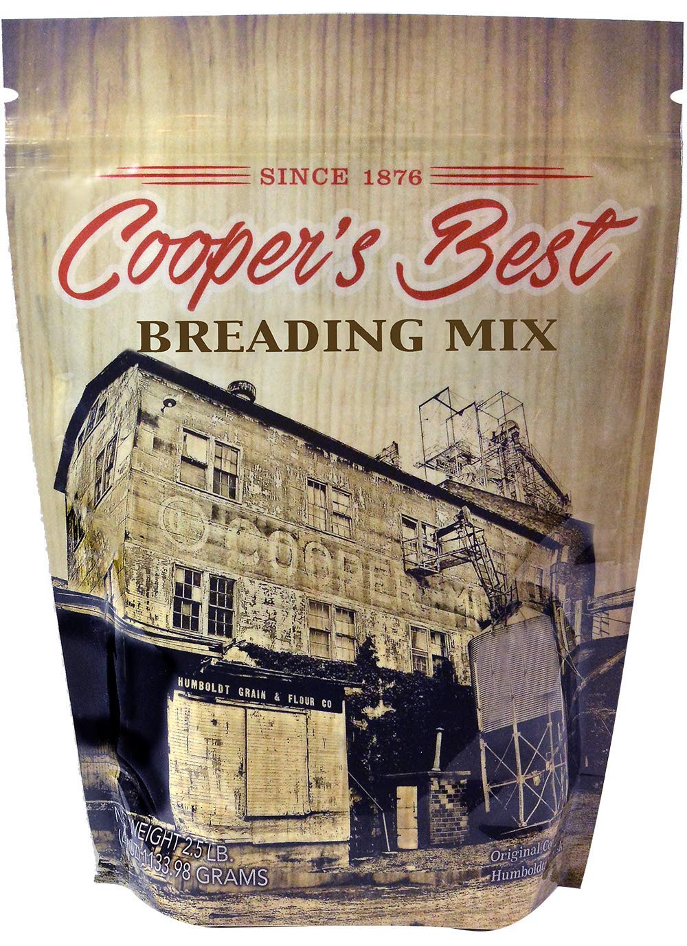 Cooper’s Best Breading Mix (2.5 LB Bag) - Based On Original 1876 Recipe - An Old Favorite Perfect for Any Time - Premium Milled Flour - Made in the USA - 28 Servings