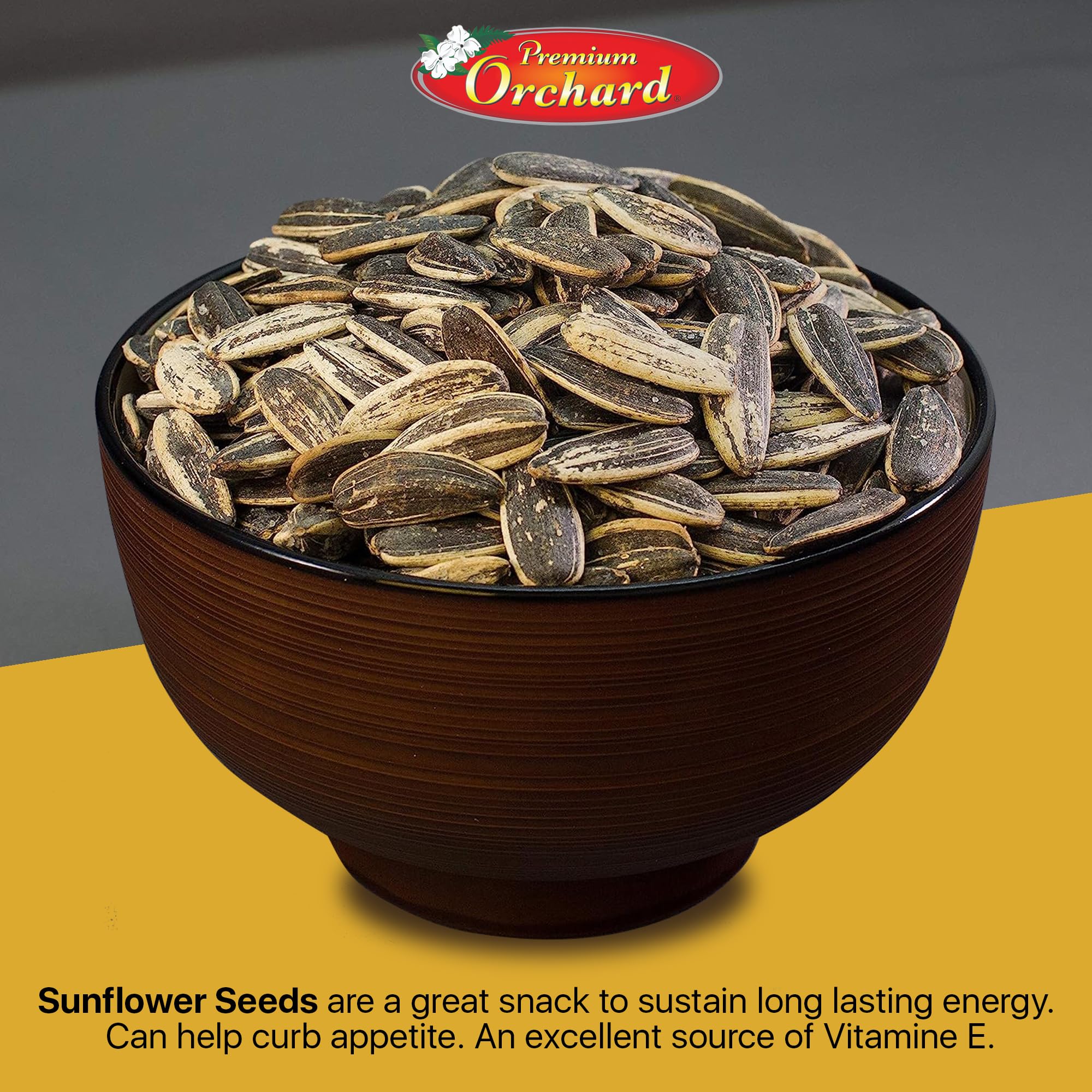 MIXED NUTS Roasted Sunflower Seeds by Premium Orchard - Original Lightly Salted Sunflower Seed In-Shell with Sea Salt Non GMO Gluten Free Snack Vegan