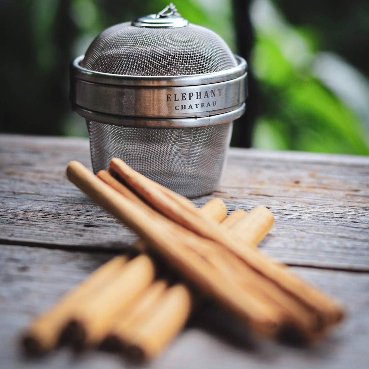Perfect Tea & Spice Infuser | Stainless Steel Strainer | Easily Soak Loose Ingredients | 7" Long Removable Metal Chain & Hook | Large Ball With Fine