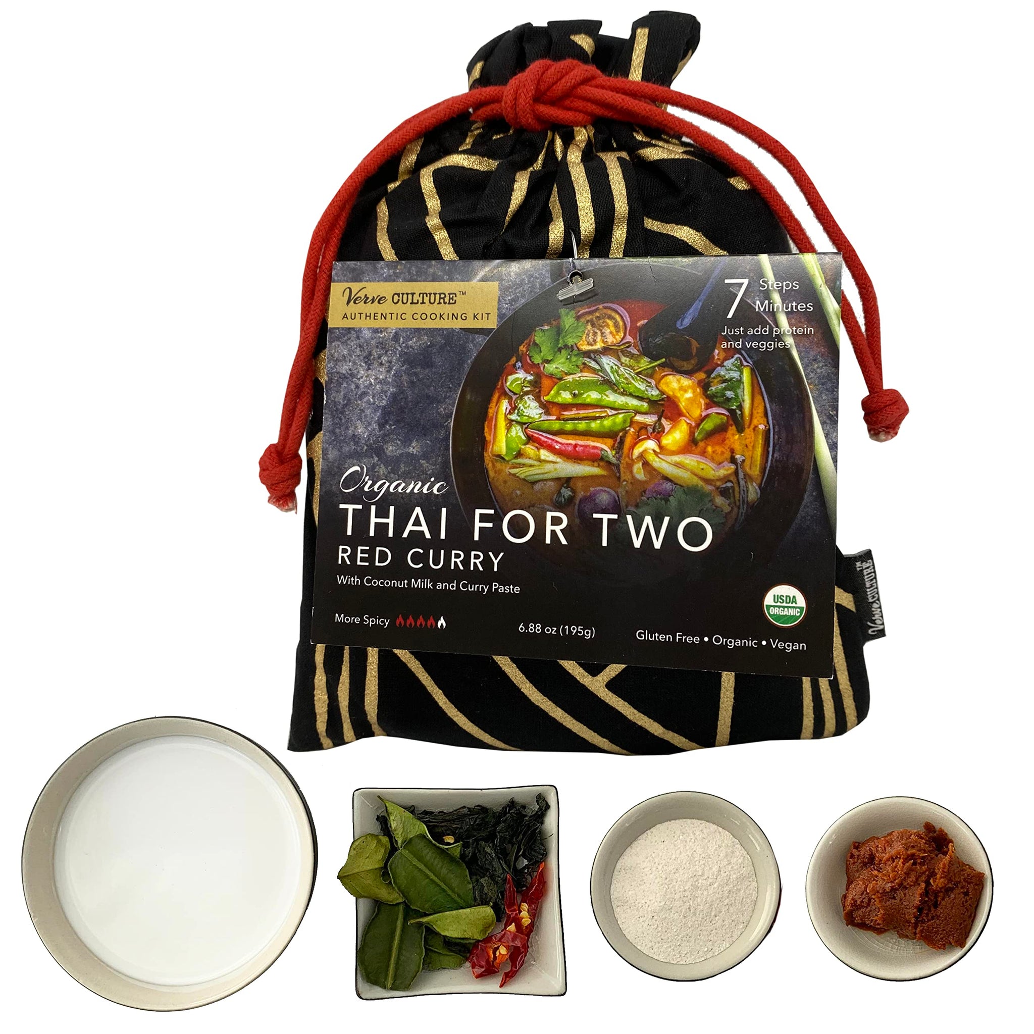 Verve Culture Thai for Two - Thai Red Curry | USDA Organic, Vegan, Gluten-Free | Made in Thailand